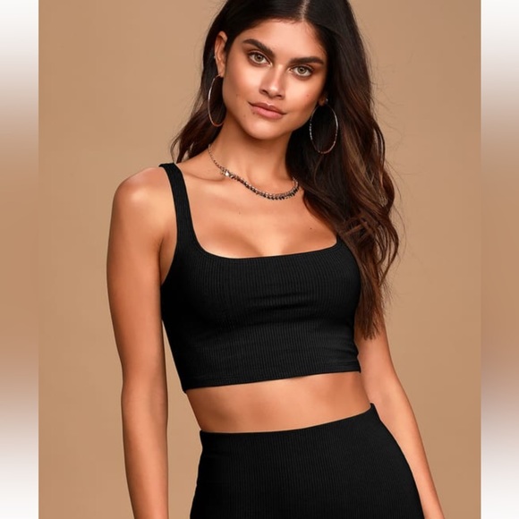 Lulus Black Bodycon Two-Piece Dress Small - Picture 4 of 6